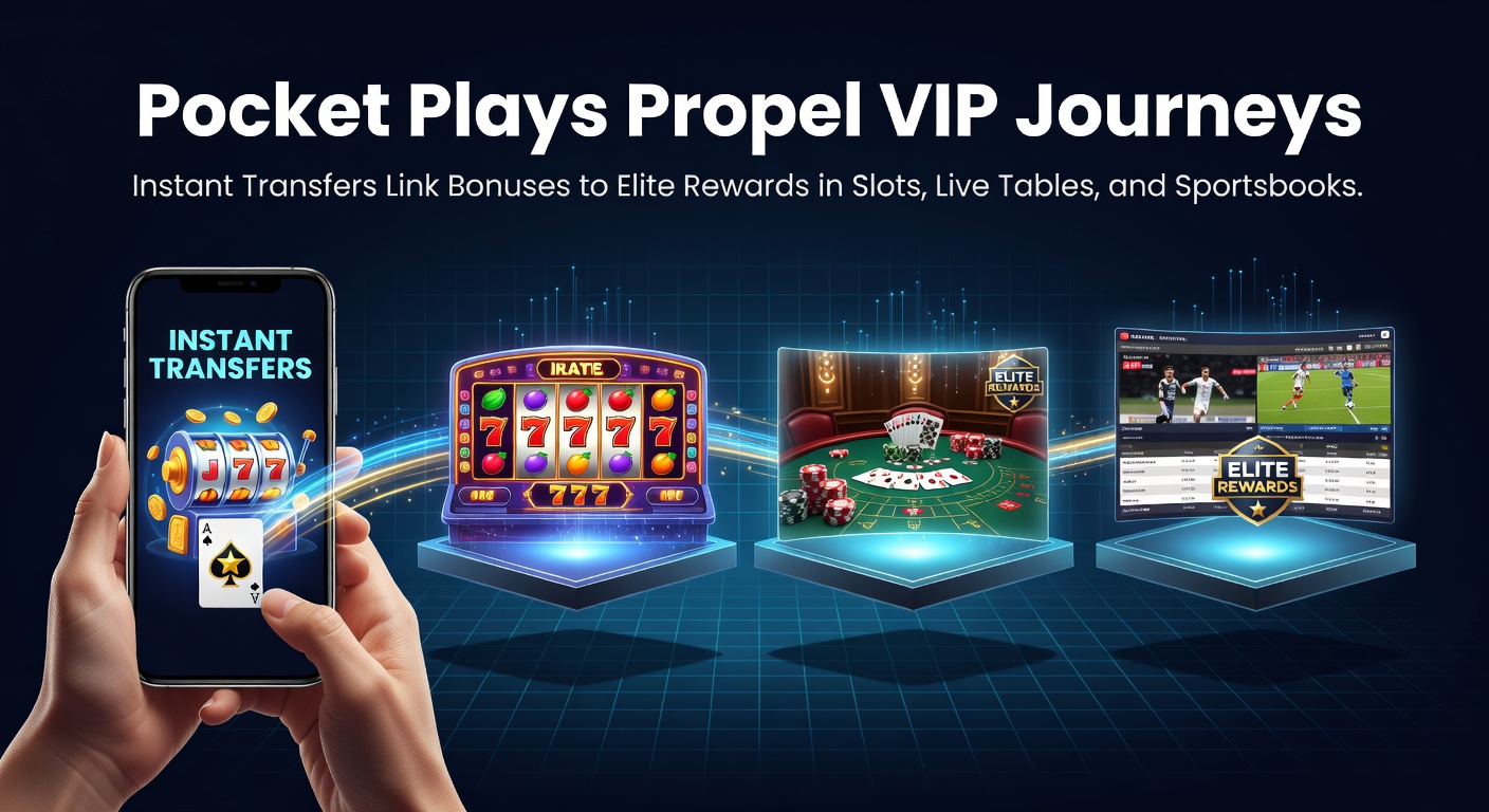 Speler geniet van pocket plays op mobiel, met snelle VIP-climb zichtbaar op scherm