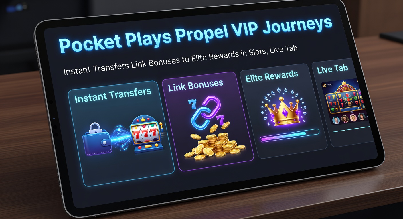 VIP-dashboard toont rewards van pocket plays in slots en live games, met grafiek van snelle climb