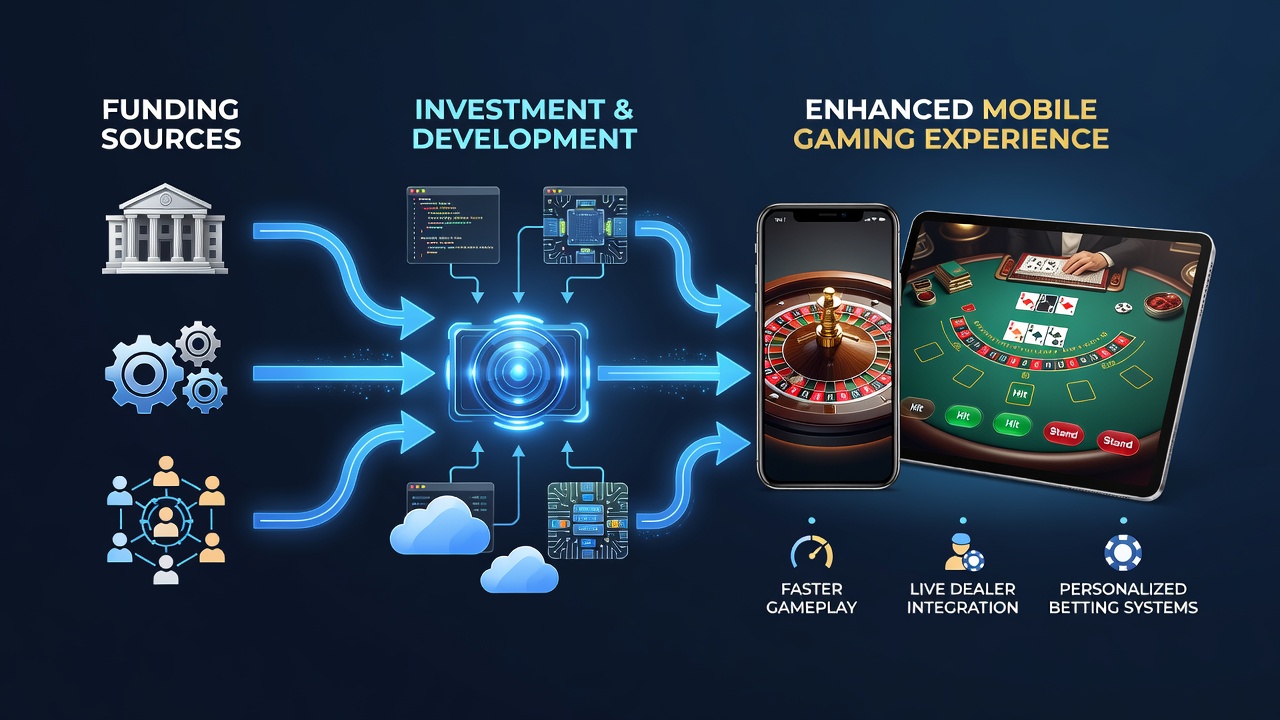 Analyse van financieringsstromen die bijdragen aan langere en efficiëntere blackjack- en roulettesessies op mobiele apparaten